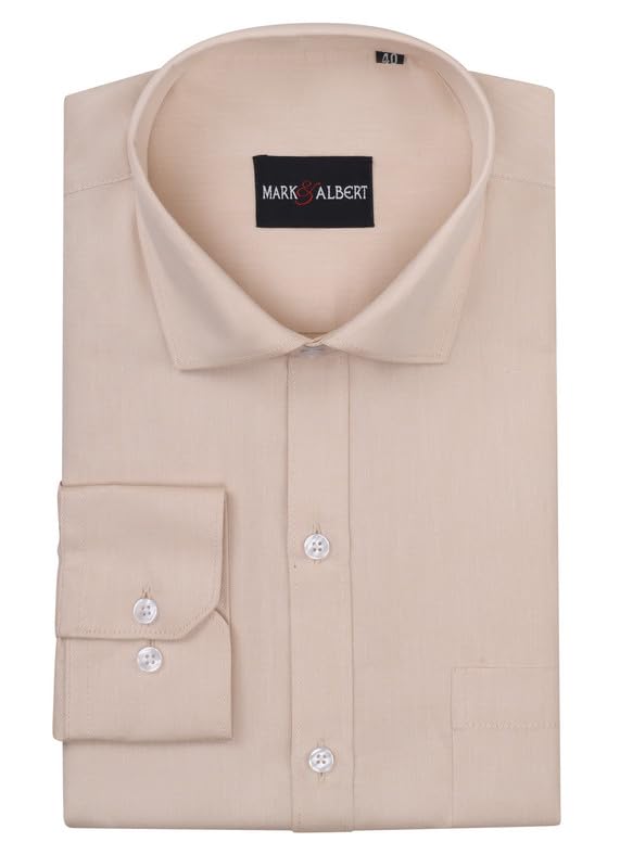 Image of MARK & ALBERT Men's Cotton Formal Shirt