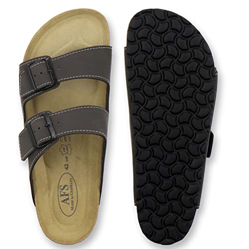 Mules sportives en cuir homme AFS-Schuhe vos alliées bien-être contre les sols froids et durs