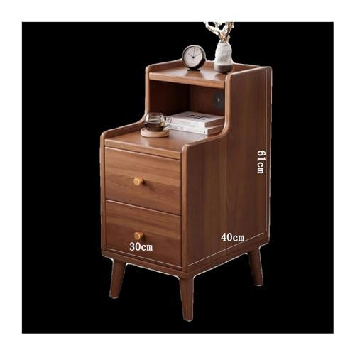 Mesita de noche estilo chino con gran almacenamiento pequeño para organizar el hogar 4