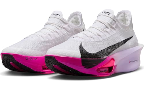 Nike Alphafly 3 Women's Road Racing Shoes (FD8315-100, White/Purp)2