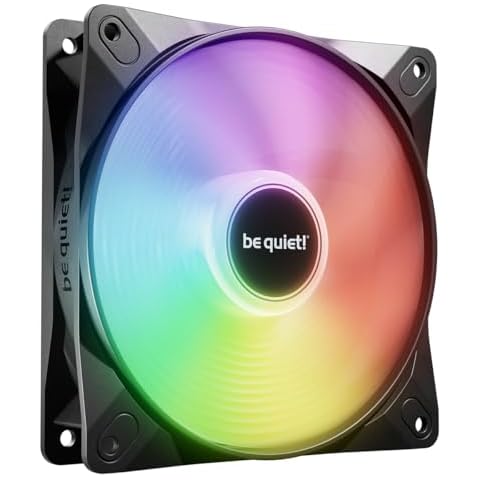 be quiet! Light Wings LX 120mm PWM high-Speed PC Case Fan | Black | BL123 Cover