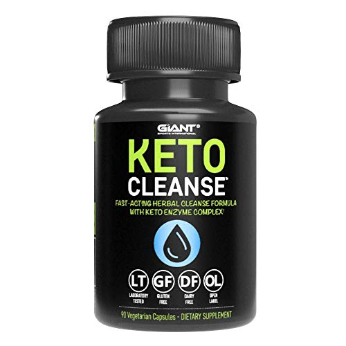Keto Cleanse - Herbal Detox Weight Loss Formula with Enzymes for Digestion |