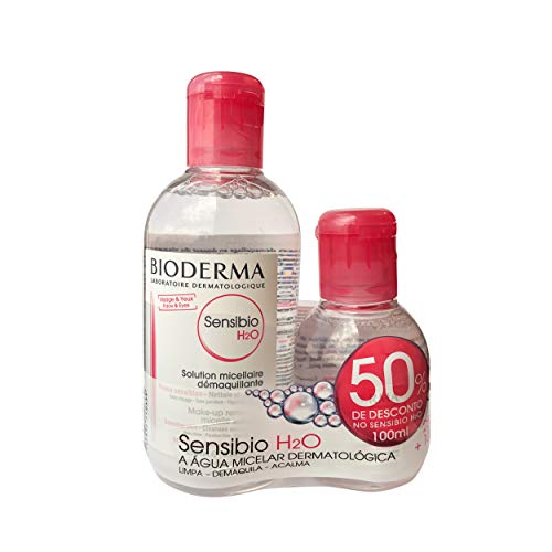 Kit Promo Sensibio H2O Água Micelar Dermatológica Calmante 250+100 Ml, Bioderma, 100 Ml