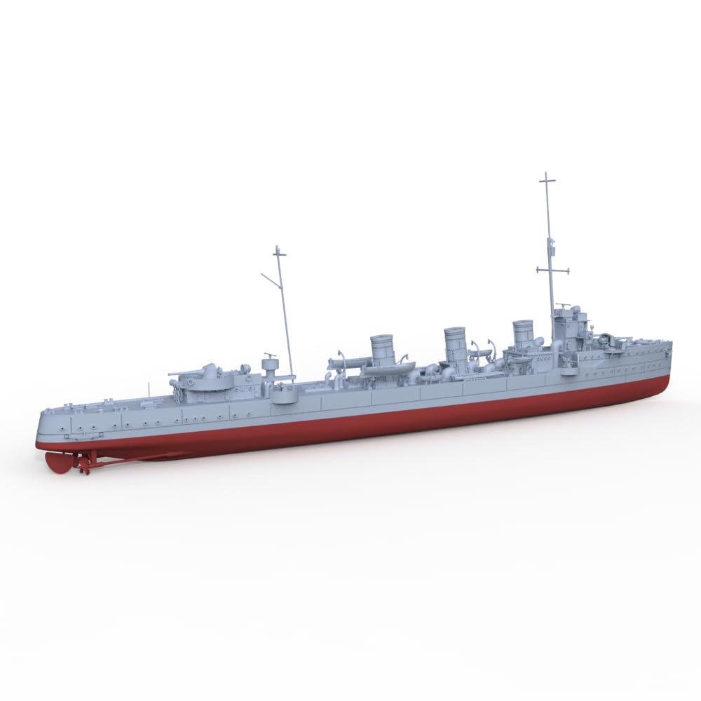 MRY-SFW SSC350731S 1/350 zestaw do budowy modeli wojskowych, Włochy, klasa Aquila, krążownik Aquila 1917, pełny kadłub