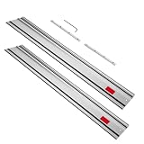110in Track Saw Guide Rail Compatible with Milwaukee Track Saw