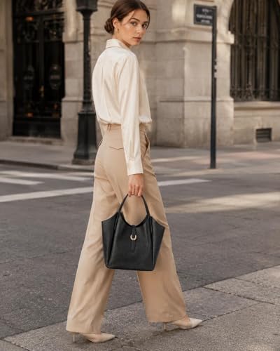 Bolso Bucket de Cuero Genuino para Mujer miniatura 2