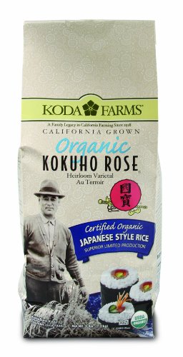 Koda FarmsKokuho Rose Organic Heirloom Style Rice, Japanese, 5 Pound