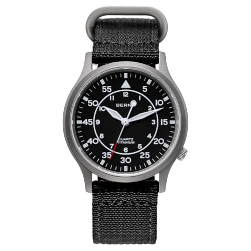BERNY Titanium Watches for Men, Japanese Sweep Second Quartz Movement by BERNY - Used condition - Image 9