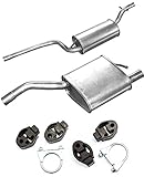 Neuware Auspuff MITTELSCHALLDÄMPFER Endschalldämpfer + Montageware Neuware (passend für das angegebene Fahrzeug ,siehe Artikelbeschreibung)