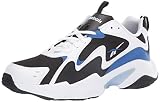 Suela de goma Reebok Royal Turbo Impulse Sneaker, Black/White/Blue, 10.5 M US