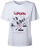 Pepe Jeans Camiseta Balbina para Mujer, Color Blanco (Blanco), Talla XS, Blanco (Blanco), XS
