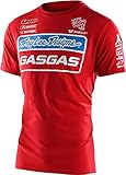Troy Lee Designs Unisex Gasgas Team Kurzarm Shirt, Rosso, L