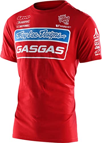 Preisvergleich Produktbild Troy Lee Designs Unisex Gasgas Team Kurzarm Shirt, Rosso, L