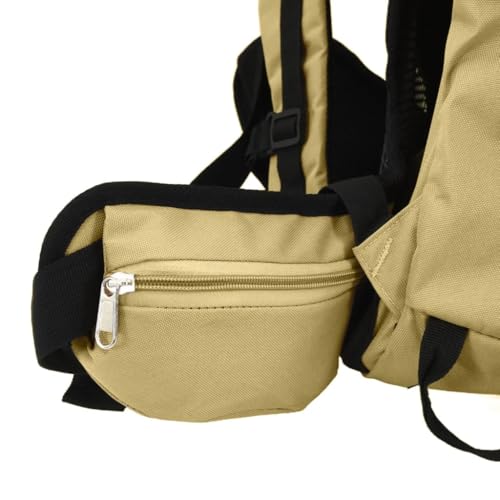 Vidaxl Zaino Da Trekking Cachi 60 L In Tessuto Oxford, Zaino Da Campeggio, Zaino Leggero, Zaino, Zaino Da Esterno, Borsa Da Trekking - 4