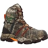 The Original Muck Boot Company Men's Alpha Pursuit Ankle Boot, Brown/Orange/Realtree, 10.5