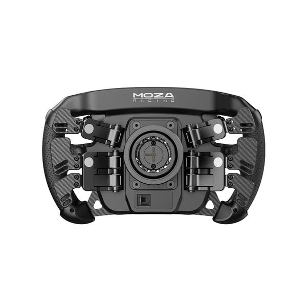 Volante simulatore guida Moza Racing RS068 FSR2 Formula Wheel | Wheel mit 4,3 Zoll HD Touchscreen, 6-Paddle-System RGB Shift Lights Aluminium Quick Release Programmierbaren Bedienelementen