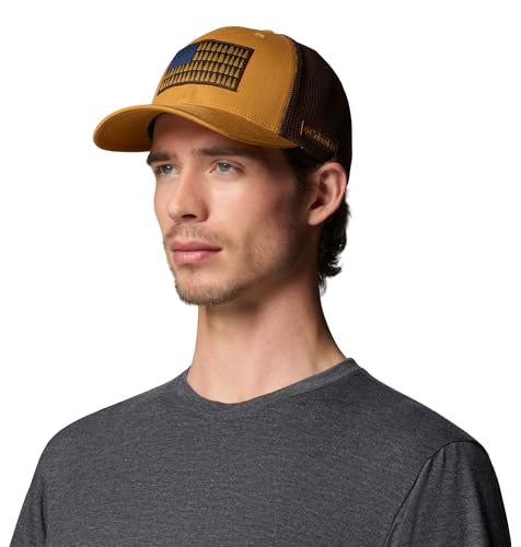 Image of Columbia Unisex Adult PFG Logo Mesh Ball Cap