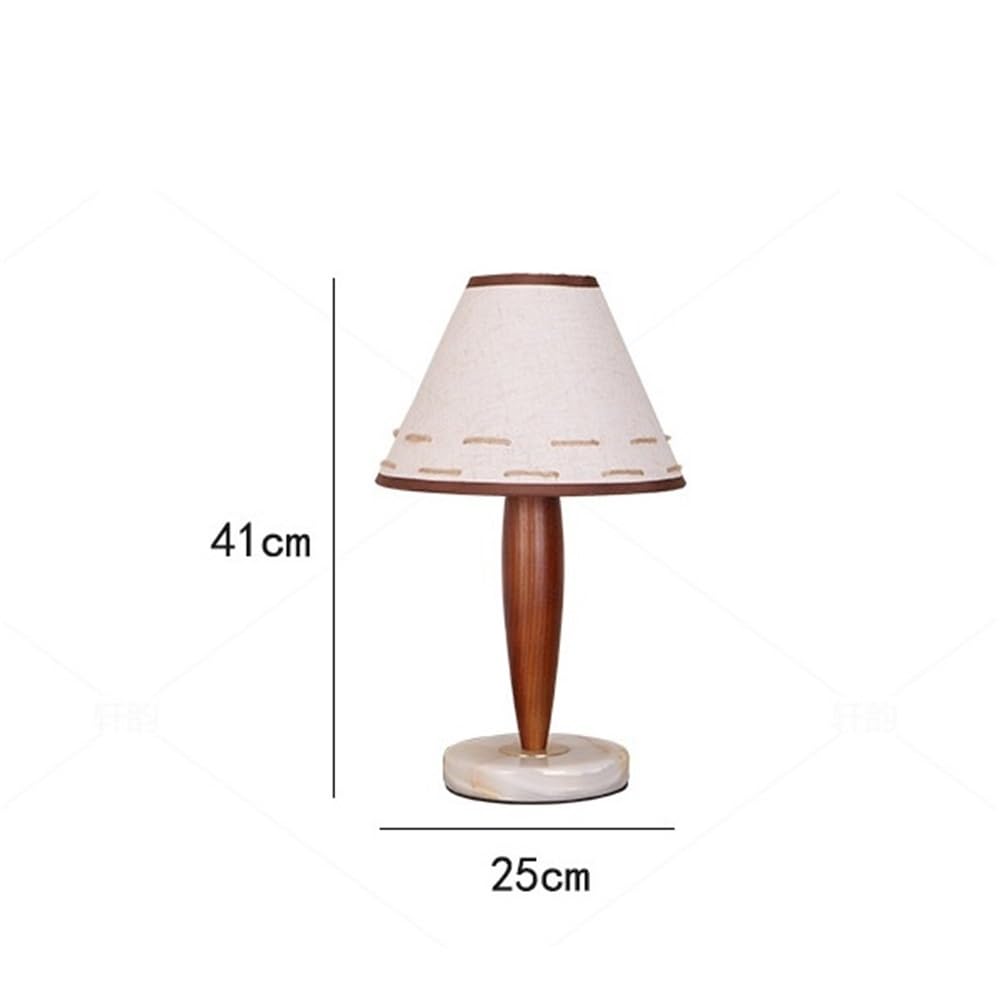 Lampa biurkowa Drewniany salon, sypialnia, gabinet, sofa, marmurowa dekoracyjna lampa stołowa