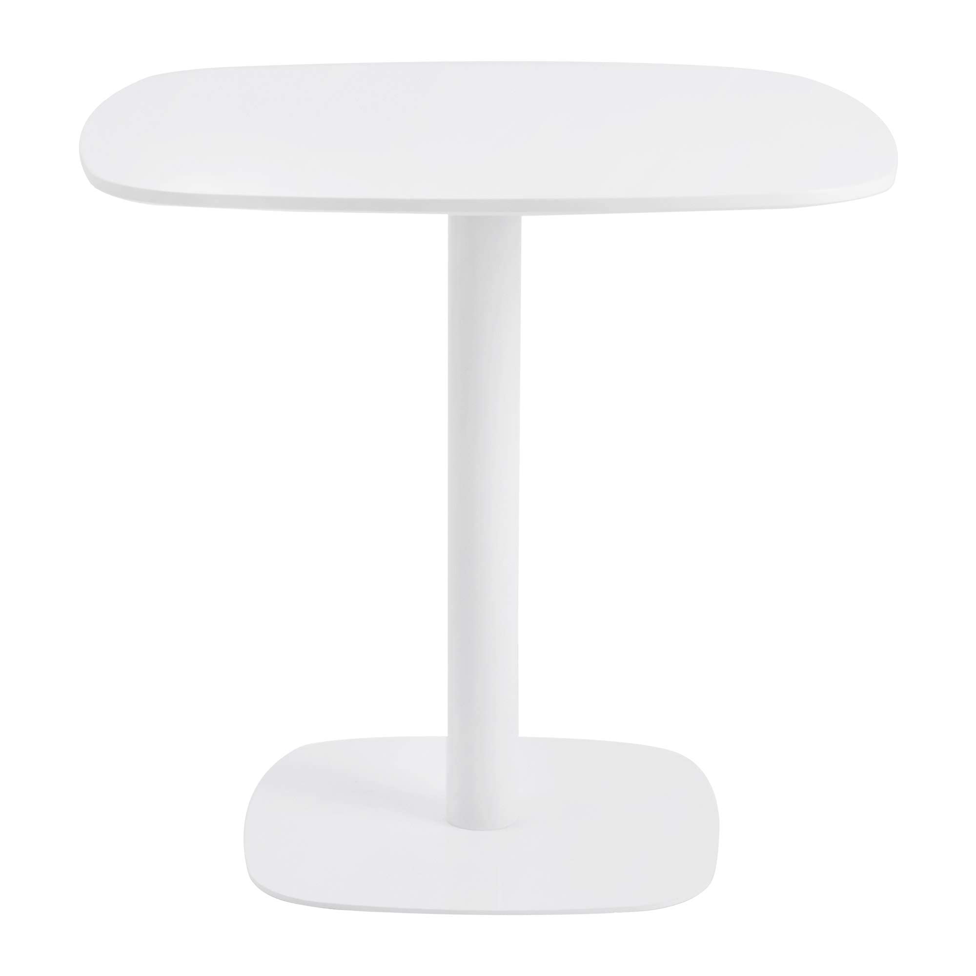 Roomnhome 31.5 X 31.5'' White Square Table with 0.7'' Thickness MDF top