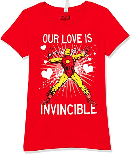 T-shirt Marvel fille confortable haut rouge coton anti irritation L