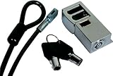  UNIVERSAL LAPTOP NOTEBOOK SECURITY STEEL CABLE LOCK NEW, [Importado de Reino Unido]