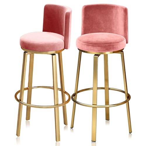 ��]�o�[�X�c�[�� 1/2/3/4 �Z�b�g�A�w������t���J�E���^�[�����X�c�[���A�~�b�h�Z���`�����[���_���ȃx���x�b�g�z����̃o�[�`�F�A�A�L�b�`���A�C�����h�p(Pink 75cm,2 PCS Gold)