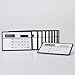 Mini Slim Credit Card Solar Power Pocket Calculator - Random Color by Meco