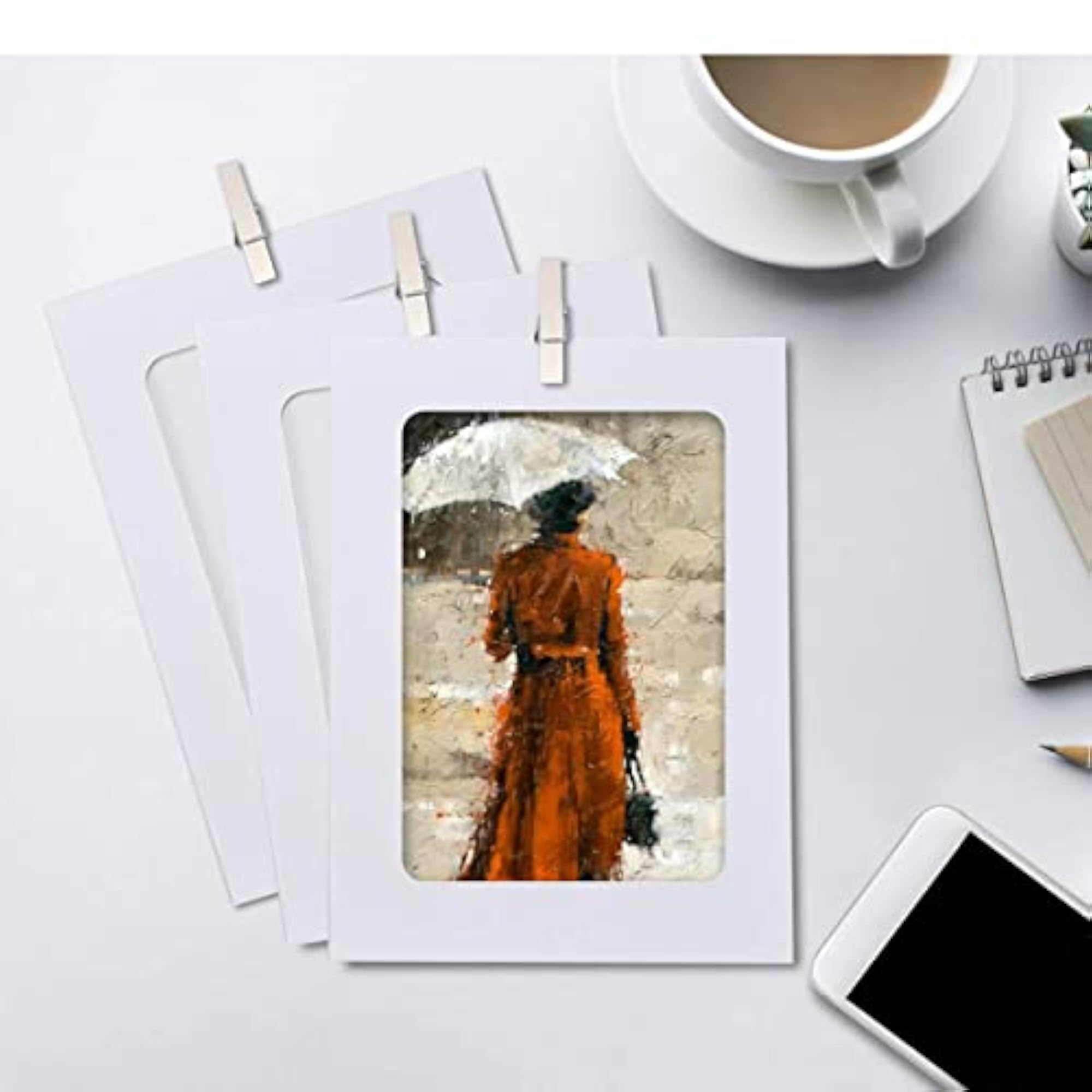 Paper Photo Frame, 10 PCS DIY Cardboard Picture Frames