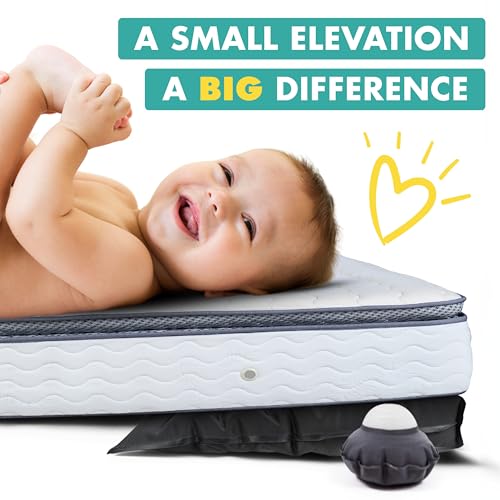 image for Crib Cloud Inflatable Wedge Pillow for Colic Baby Relief– Fully Adju