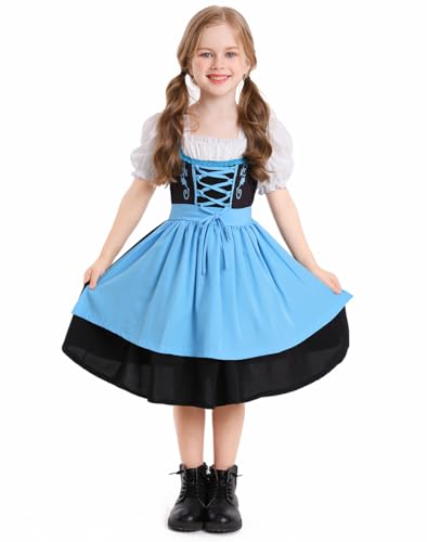 Disfraz Completo Dirndl Baviera Para Niñas miniatura 4