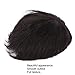 Male Hair Pieces Short Wig, Men Hair Tropper, Capable and Refreshing Natural Black Hair Extension Hairline Loss Hair Toppers for Men Costume Halloween Hair Wigs