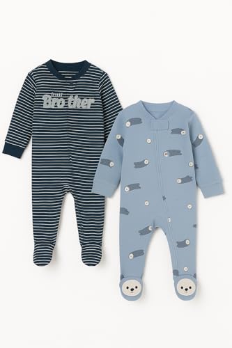 Image of TuddyBuddy 100% Cotton Multi Color Zipper Romper Sleepsuit /Romper /Jumpsuit for Baby Boy & Baby Girl