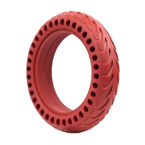 Pneu solide trottinette Xiaomi roue pleine caoutchouc amortisseur rouge 8.5x2.0 M365 Pro2