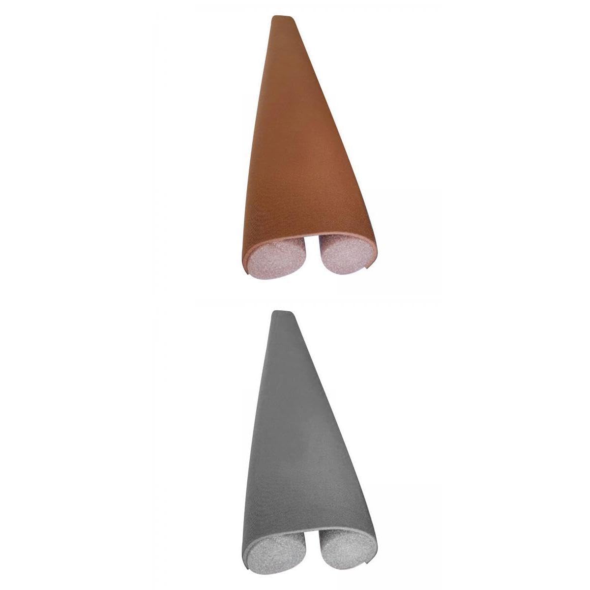 CALANDIS™ 2pcs Door Bottom Seal Strip Draught Excluder Draft Stopper Brown Gray | Home D?©cor-image-27