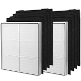 AP510 & AP450 Filter Replacement, Compatible with Whirlpool Whispure AP450, AP510, AP51030K, AP51030KB, AP45030K, WP500, WP1000 Air purifier, 2 * 1183054K + 8 * 8171434K