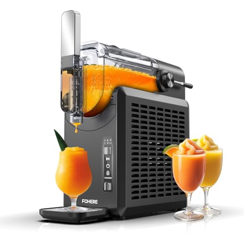 Slushie Machine 70oz, 15-60 Minutes (Fastest) Slushy Machine for Home, Frozen Margarita Machine Maker with 5 Preset Programs, 4 Hours Freshness, Milkshakes, Margaritas, Frappés and More, FOHERE