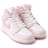 [ナイキ] エア ジョーダン 1 ミッド J AIR JORDAN 1 MID パールピンク/ホワイト/ミディアムソフトピンク DQ8423-600 25.0cm
