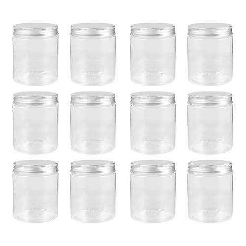 BESPORTBLE 250ml�A���~�W�����H�i�ۑ��r12�Z�b�g �����N�b�L�[�|�b�g�ƕ֗��ȃL�����f�B�[�e�� ��e�ʎ��C�h���L�b�`�����[�p�H�i�r