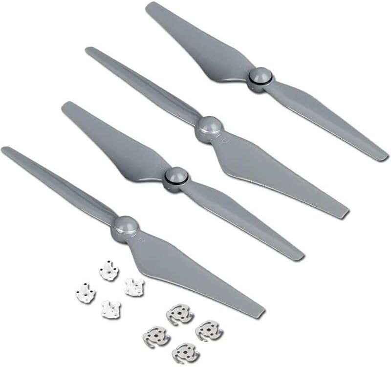Loczek Accessories 4pcs Propellers 9450S Blade Prop with Base for DJI Phantom 4 Drone (Color Gray)