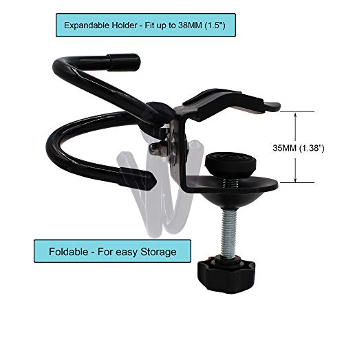 YYST Steam Iron Cord Holder Cord Minder with Universal Clip Black