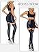 FEOYA Women’s Oil Shiny Bodycon Rave Skirts Silky Smooth Pencil Mini Skirts Sexy Glossy Hot Skirts Black XL