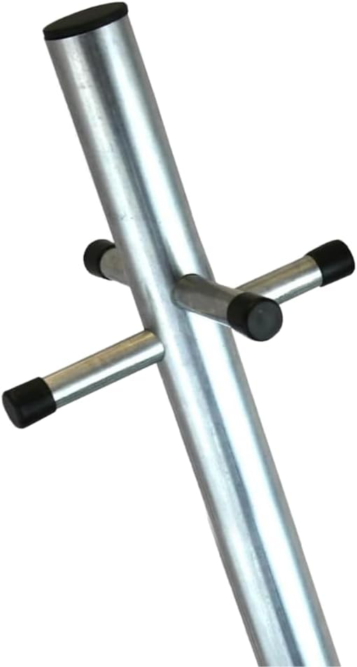 DJM Heavy Duty Two Piece Galvanised Steel Clothes Post with Socket