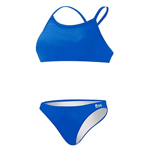 Rise Solid Poly Workout Bikini (Large, Royal)