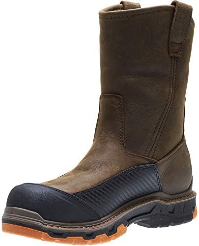 Wolverine mens Overpass 10" Composite-toe Wellington Boot, Brown, 8 US | Image 5