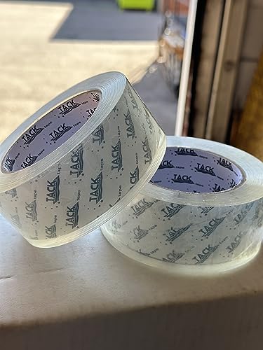 Image of Clear Packaging Tape 2 mil Thick Refill, Moving, Storage & Shipping Tape with 3 inch Core - Clear to Core (6 Rolls - 864 Yards Length) 2 inch x 144 yds