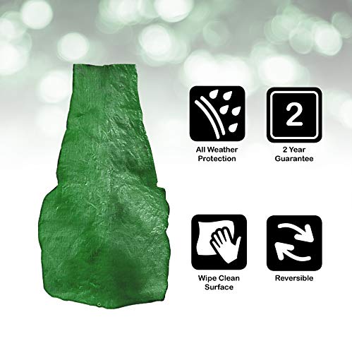 BOSMERE P555 Protector Plus Large Chimenea Reversible Cover - Green/Black