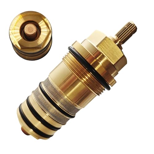 Unità di controllo della temperatura, 94282000, valvole termostatiche a scorrimento in ottone, ricambio adatto per determinati termostati Hans1grohe