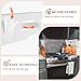 Stainless Steel Stove & Counter Top Gap Covers Adjustable Length 13.8