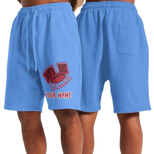Custom Men's Pajama Short,Sleep Shorts With Name,Casual Short Elastic Waist Drawstring With Pockets.4