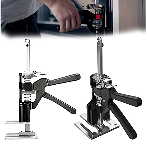 Herramienta de Mano Jack, Portatil Levantador de Muebles Pesados, Azulejos Tile Localizador Alicates Sistema De Nivelación De Azulejos Localizador De Altura Ajustable Cover